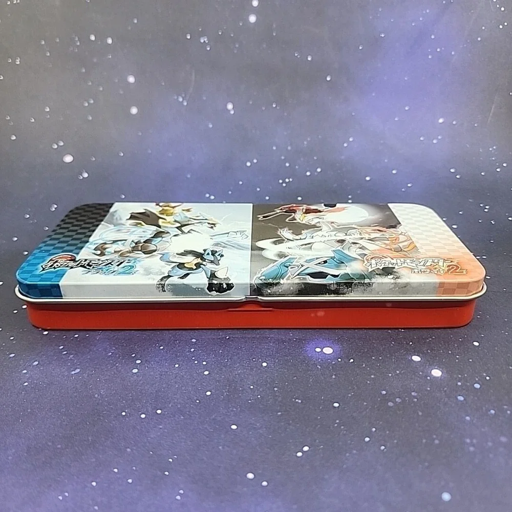 Pokemon Black & White 2 Japanese Metal Pencil Case Stationary Back-to-School